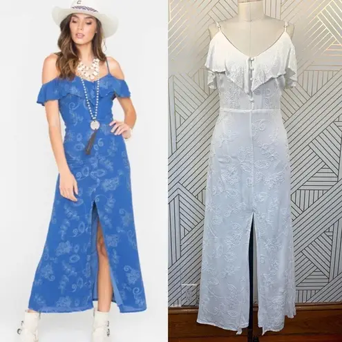 Sage The Label Vivian Maxi Dress in White Floral