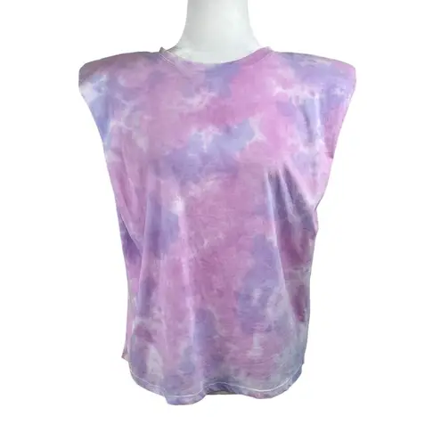 Generation Love  Lex Lilac Tie Dye Print Crewneck Muscle Tank Top Size Medium NWT