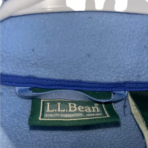 LL bean fleece full zip jacket Blue Size L