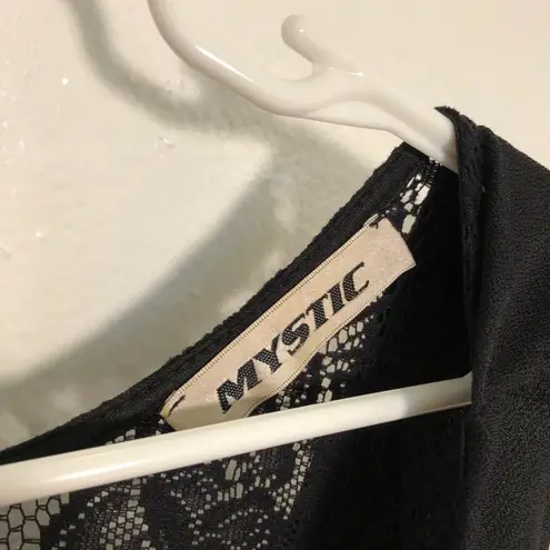 Mystic Sleeveless Fit & Flare Dress Black Lace Back M