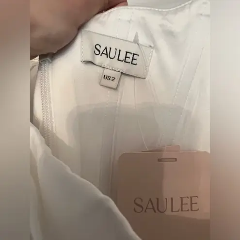 SAU LEE Brenda Dress in White Size 2