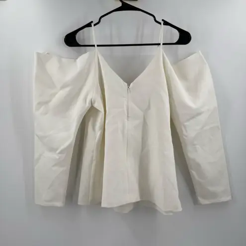 MARE MARE Karl Blouse Size Small Cold Shoulder Top NWT Anthropologie Off White
