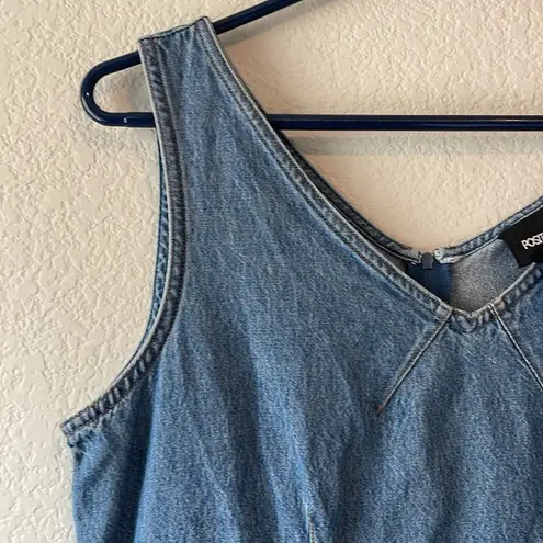 Vintage denim dress size 6P Blue