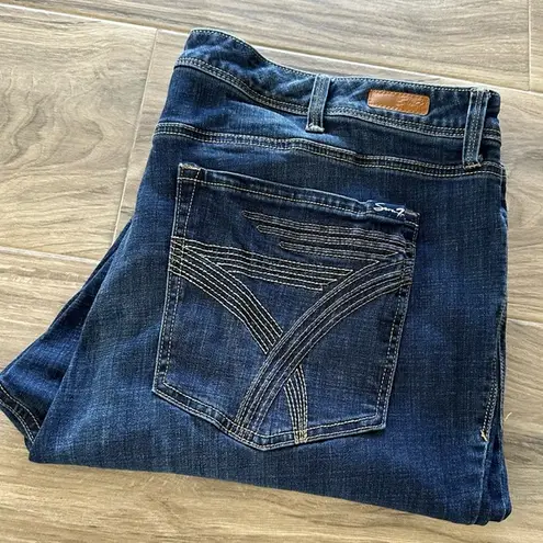 Seven 7 cropped blue jeans size 26