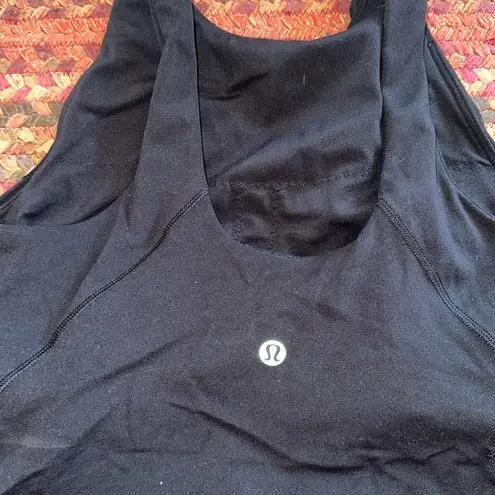 Lululemon  BLACK ALIGN HIGH NECK RACERBACK TANK TOP CROP