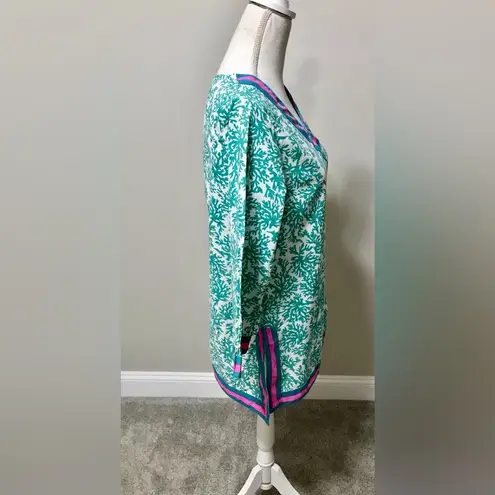 Gretchen Scott Coral reef tunic top Green Size M