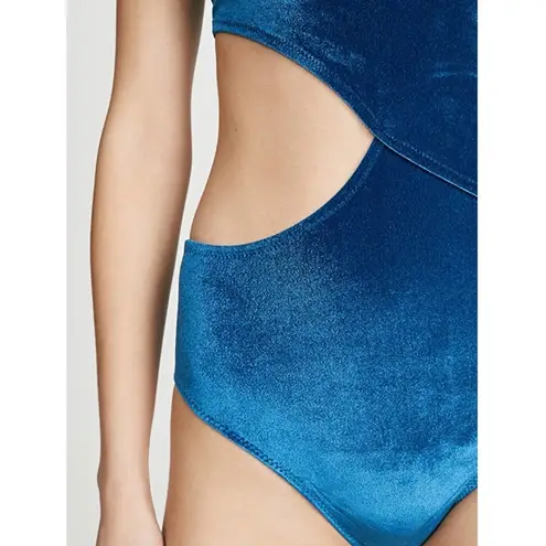 Solid & Striped NWT  Claudia One Piece Swimsuit in Aqua Velvet Size XS