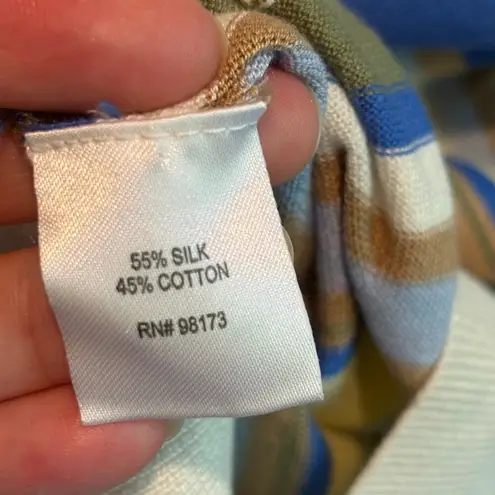 W By Worth Striped Lightweight Sweater - size XL