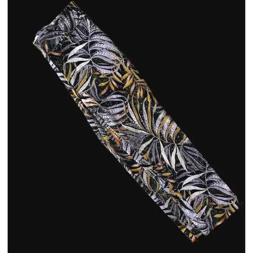 Jules & Leopold Jules Leopold Pant SP Small Petite Pull On Ankle Black White Gold Leave…