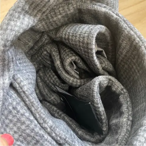 Club Monaco wool blend grey plaid Jemma coat NWT