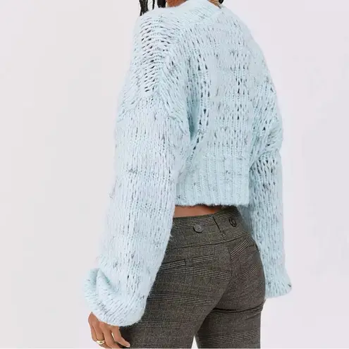 Urban Outfitters  Blue Sydney Cropped Cardigan Sweater Sz M