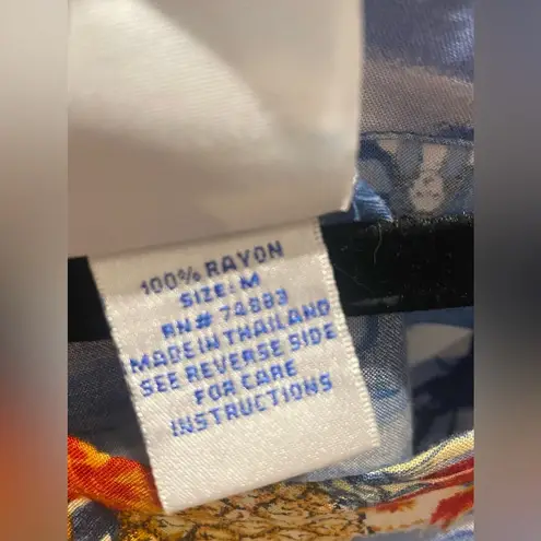 VTG Retro BW Sport Hawaii Print Mid