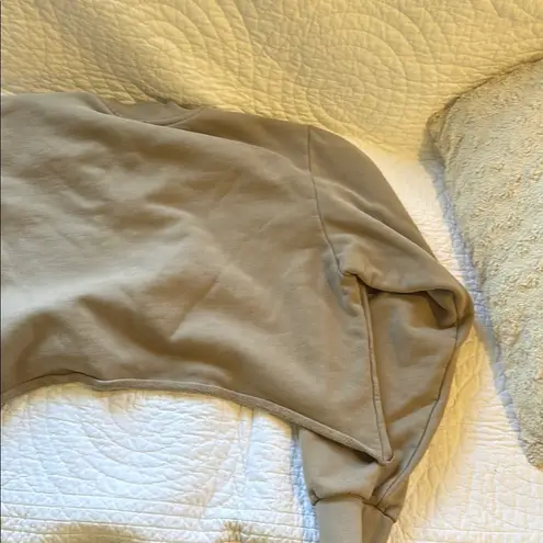 Women’s Classic Khaki Sweater by Ostaug, Size XL Tan