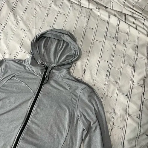 Free Country Gray Full Zip Hoodie Hooded Lightweight Jacket Women’s XL Lightwght