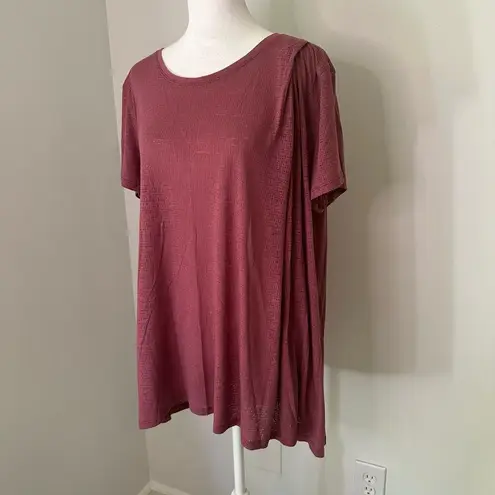 Lululemon  Back to Me maroon short-sleeve t-shirt