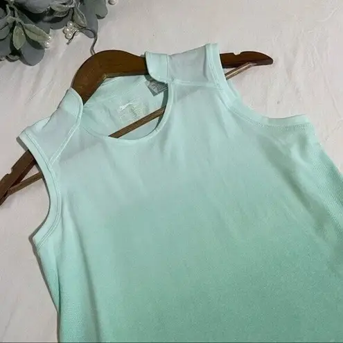 Slazenger Shirt Women's Size XS Mint Green Ombré Golf Active Wear Sleeveless