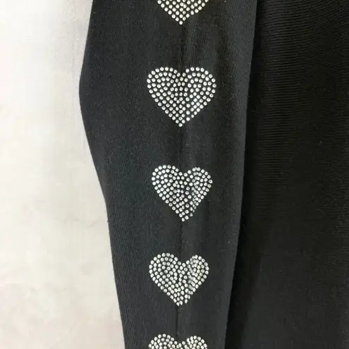 Liv Milano Women Sweater Large Softcore Clean Girl Quiet Luxury Preppy Studded Black