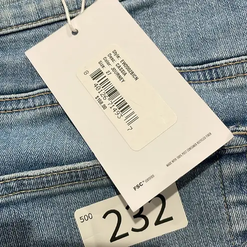 NWT EDWIN Anthropology Cassia Mini Boot in Journey Sz 27 $160 Blue