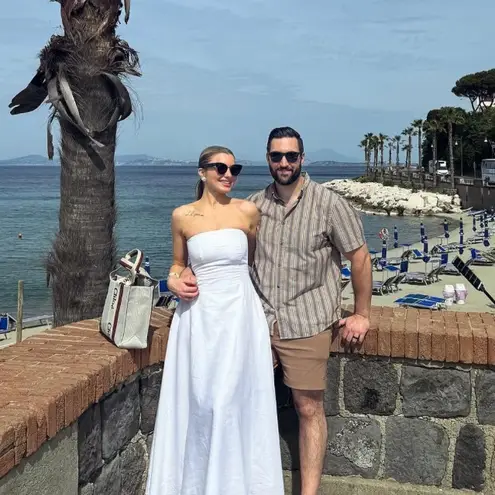 NEW Favorite Daughter The Favorite Linen Dress White Size 10