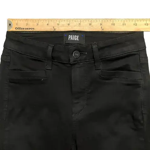 Paige  Women's Hoxton Ankle Black Jeans Size 25