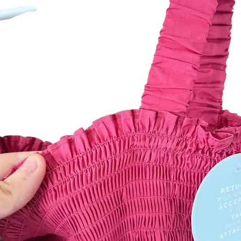 Hill House NEW THE ANJULI DRESS LIPSTICK PINK Size XXS