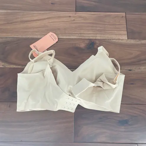 Shapermint Essentials Smoothing Comfort Wireless Bra Nude Size L Tan Size L