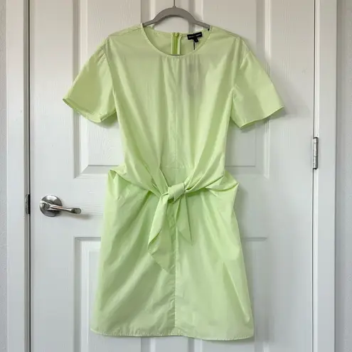 Emporio Armani NWT Poplin Cutout Shirt Dress with Wrap Tie Waist