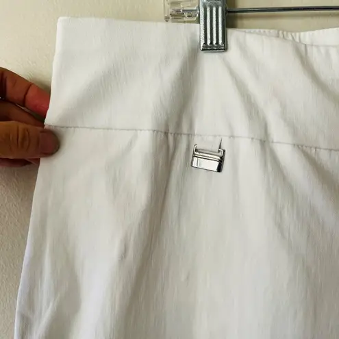 Alfani Sz 16W Stretch Pull On White Straight Leg Capri Jeggings Tummy Control - Image 4