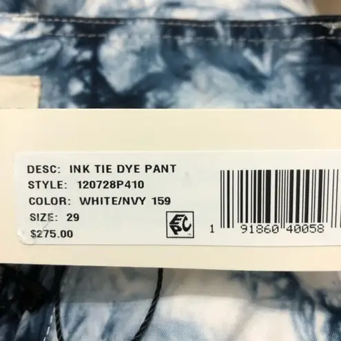 Rebecca Taylor La Vie Ink Tie Dye Belted Pants 29 NWT