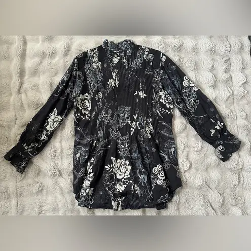 Johnny Was Olivia Kita Silk Tunic size Medium