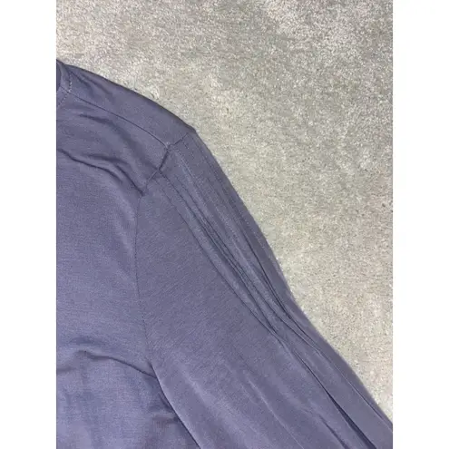 Garnet Hill Lyocell TENCEL Soft Purple Blouson Tee