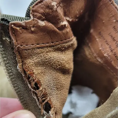 Sam Edelman  Petty Suede Tan Brown Heeled Booties Shoe W Flaws Size 7.5