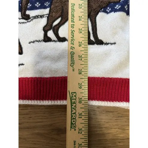 Holiday Time Ugly Christmas Sweater Wolf Knit Holiday Party Office Fantasy 2x