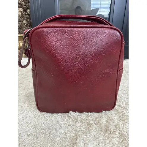Vintage 1970's Samsonite Sonora Bag II Shoulder Bag With Front Pocket Red