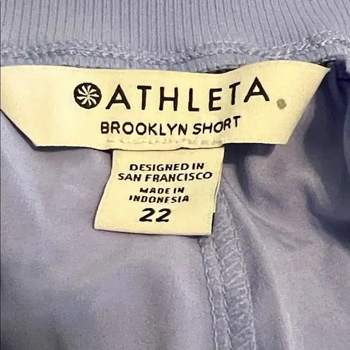 Athleta  Brooklyn Women's Light Purple Athletic Shorts Size 22 NWT