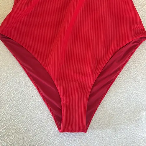 Beach Riot Core Collection Phoenix One Piece Red, Size Large, $178
