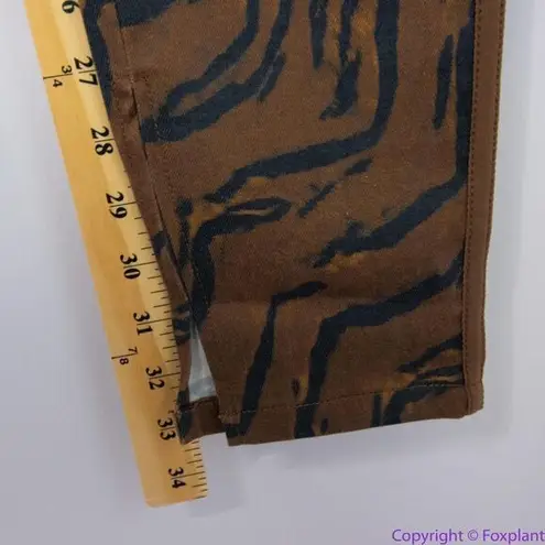 We Wore What NEW Tiger Stripe Piped Stiletto Slit The Icon Jeans, 29