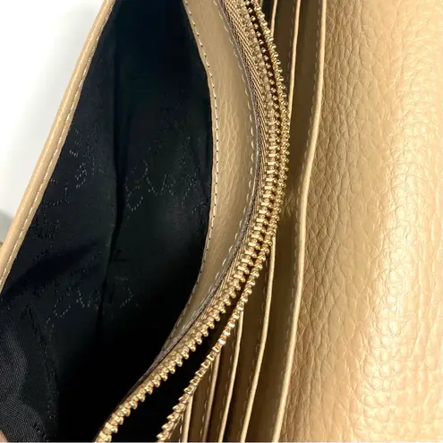 Stella McCartney Mini Logo Faux Leather Crossbody Bag Caramel NEW 7B0098WP0234