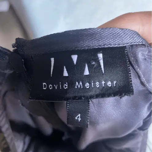 David Meister Women's Sequin Wide-Leg Pants Black Size 4 Party/Cocktail - Image 3