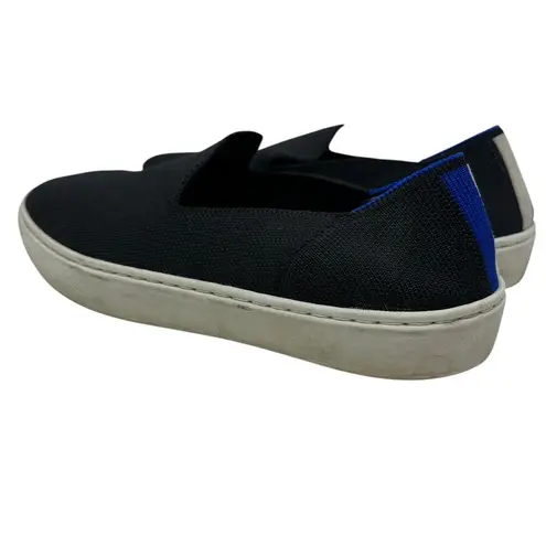 Rothy's Rothy’s The Original Slip On Solid Black Knit Washable Sneakers Shoes Size 6.5
