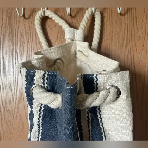 Sun N Sand Towel Beach Backpack Bag Blue