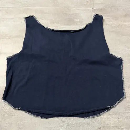 AC/DC Women's Tank Top Corset Pullover Sleeveless Graphic T-shirt Tee Size Small