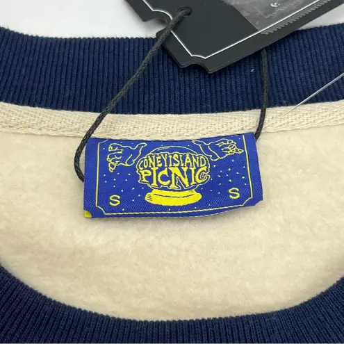 Coney Island Picnic Theater Company Graphic Sweatshirt Womens Small NEW *FLAWED