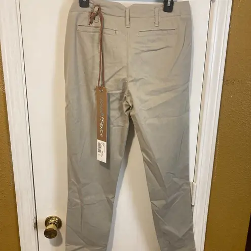 MET Chino & Friends women's size 27 tapered & pleated button fly pants 30x28