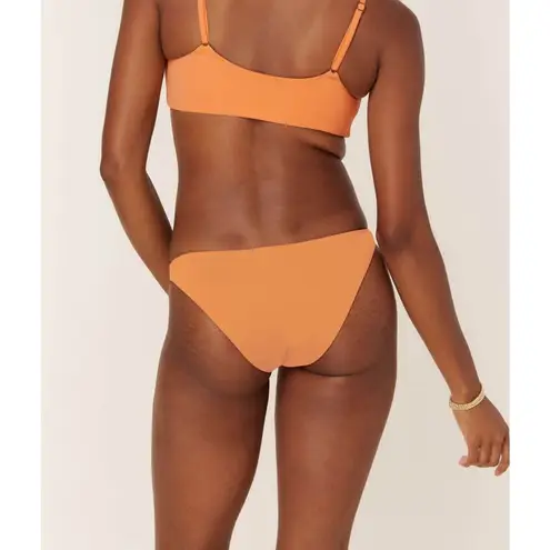 ANDIE Swim the Maui Top and the Cheeky Bottom Bikini Set Papaya S/M NWT