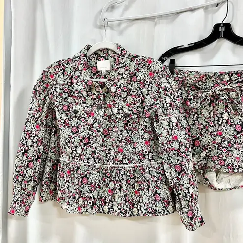 Cinq à Sept Floral Lizzie Jacket & Penny High Waisted Shorts Set Multi Women's 6