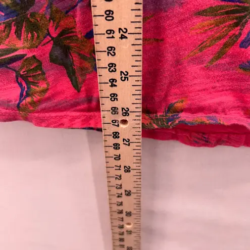 Fresh Produce Womens Shirt Size 2X Tropical Leaf Print Resort Vacation Travel