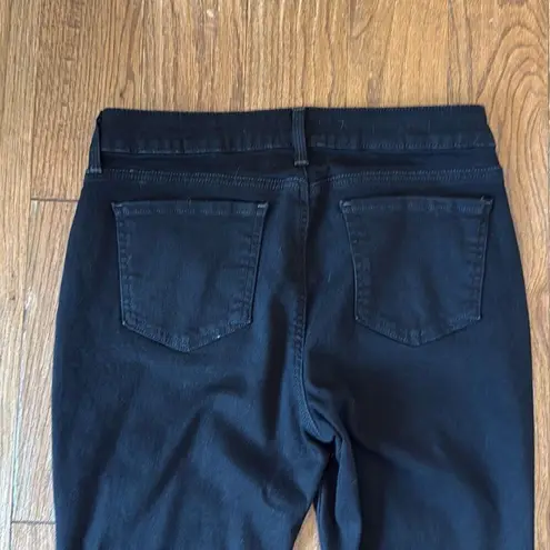 NYDJ Ami skinny black wash crop Jean size 10 petite Color