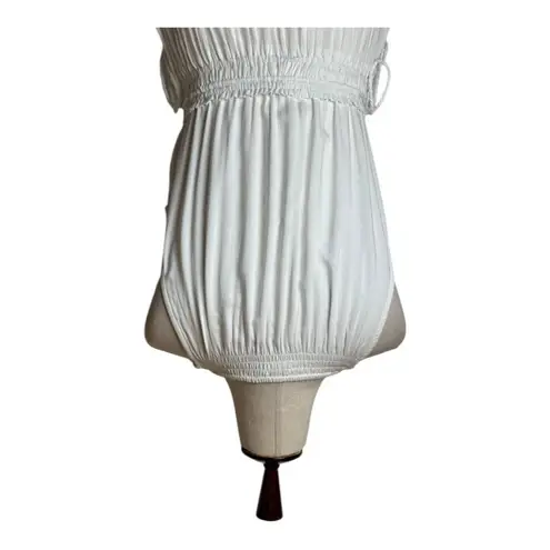 Club Monaco Club Monaco Dress Women 0 White Jonet Tassel Hem Midi Boho Cottagecore Preppy