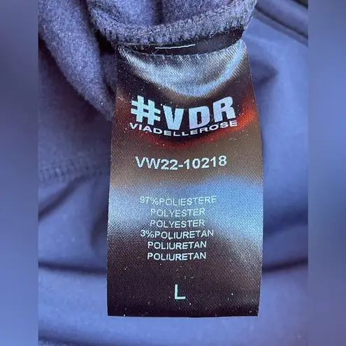 VDR VIADELLEROSE HALF ZIP JACKET SIZE LARGE Orange